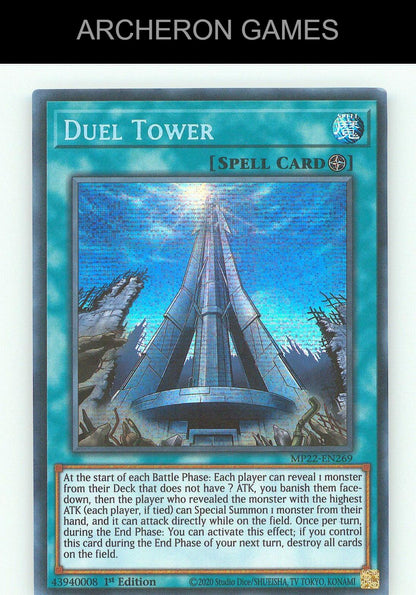 Duel Tower SEC YUGIOH Card