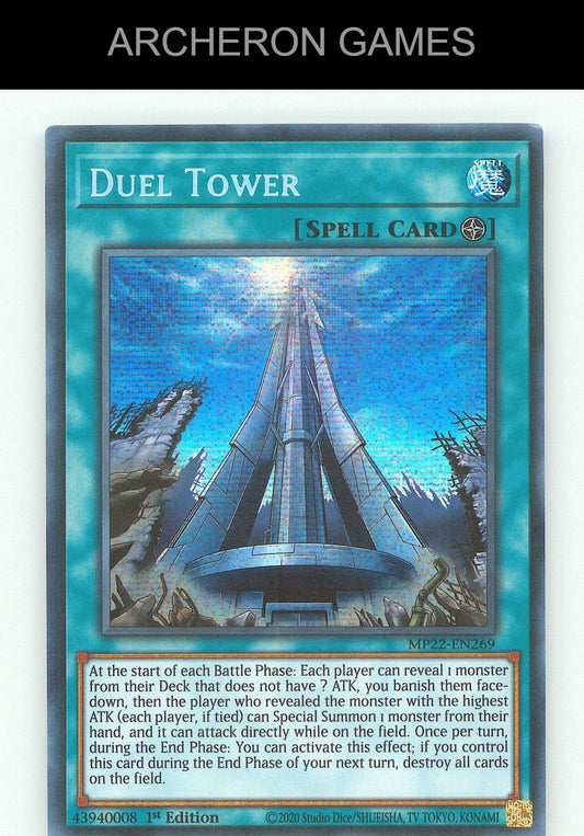 Duel Tower SEC YUGIOH Card