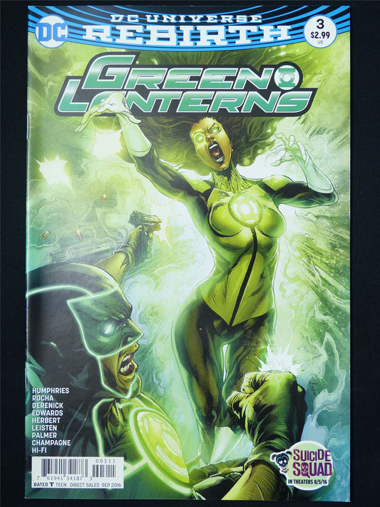 GREEN Lanterns #3 Rebirth - DC Comic #1E2