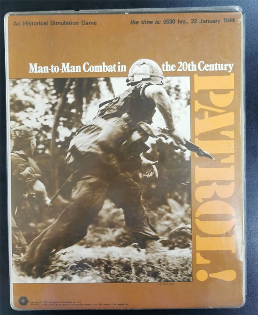 Patrol!: Man-to-Man Combat 20th Century - SPI Game unpunched #QT