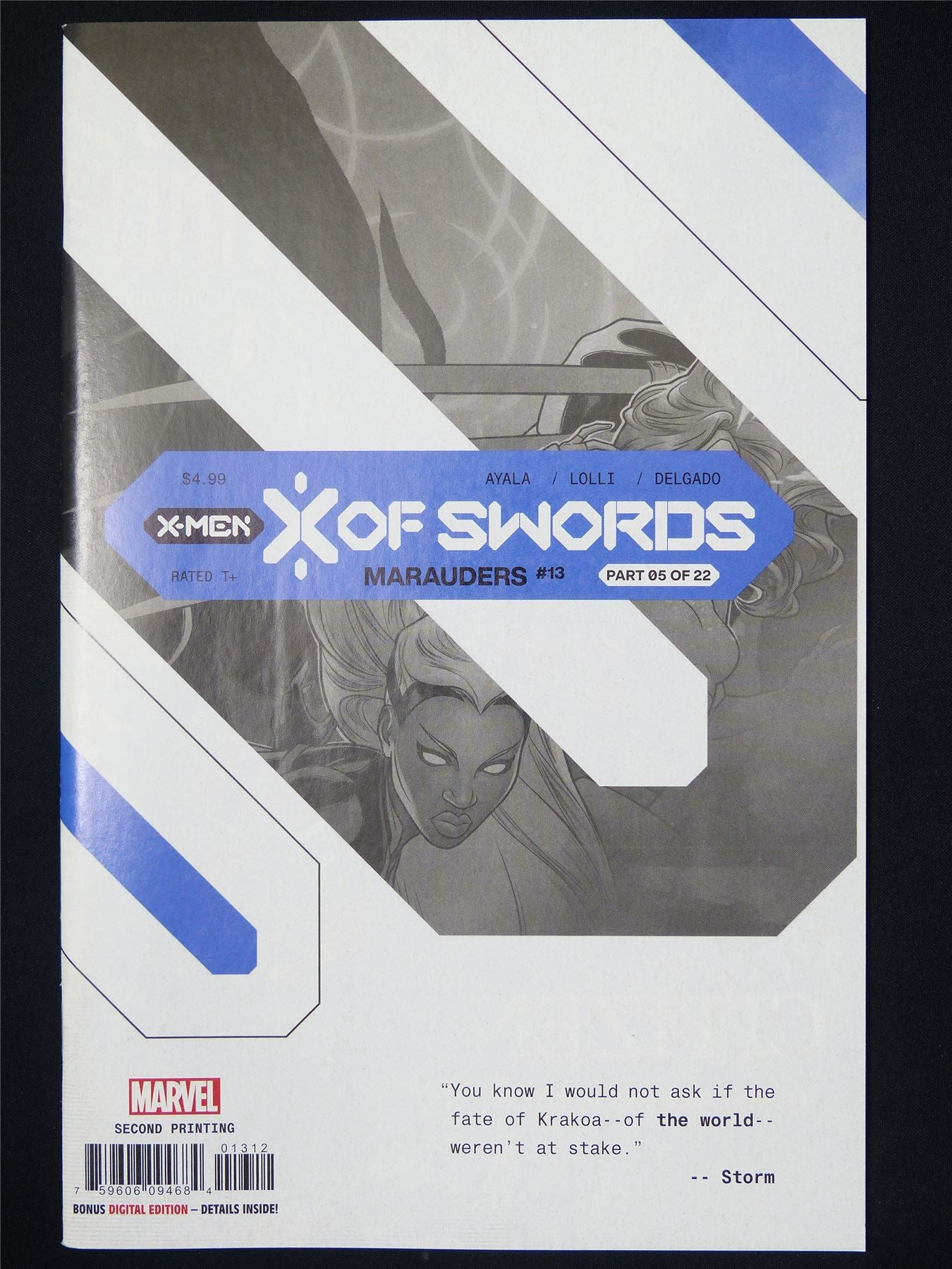MARAUDERS #13 X of Swords part 5 - B&B Marvel Comic #8I3
