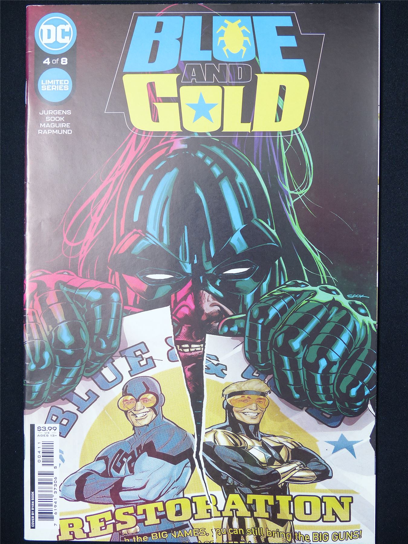 BLUE and Gold #4 - B&B DC Comic #7ZK