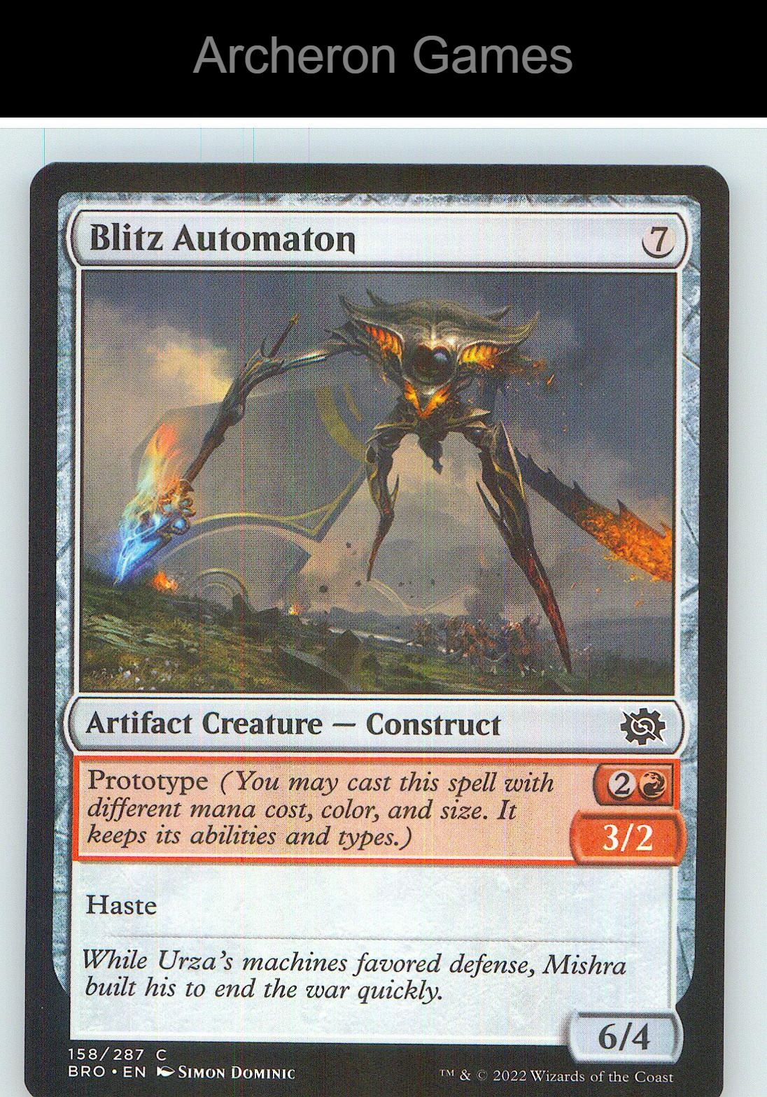 Blitz Automaton BRO 158 C MTG Card NM/EX+