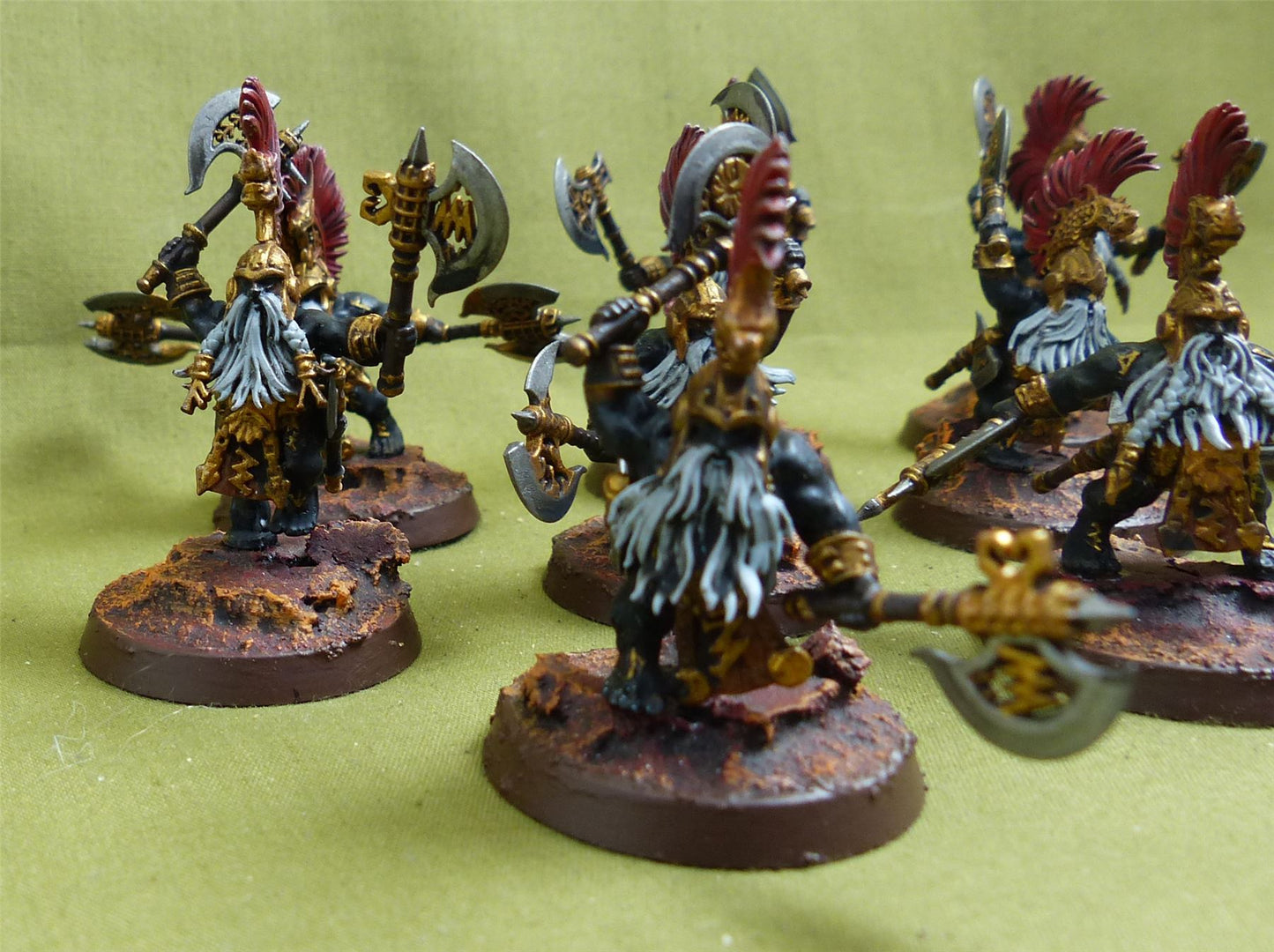 Vulkite Berzerkers painted - Fyreslayers - Warhammer AoS #1O3