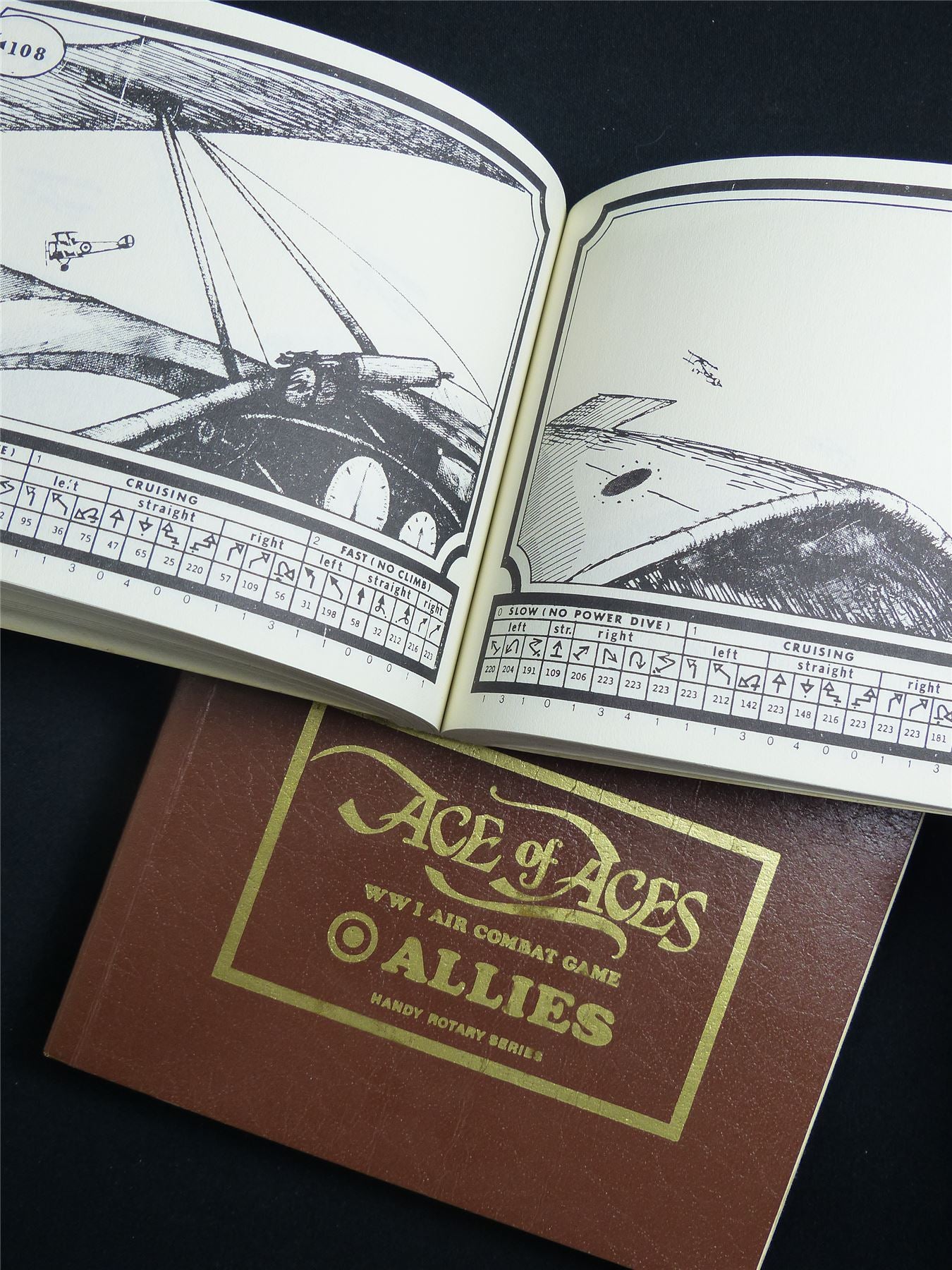 Ace of Aces WWI Air Combat Game Book Set #2SY