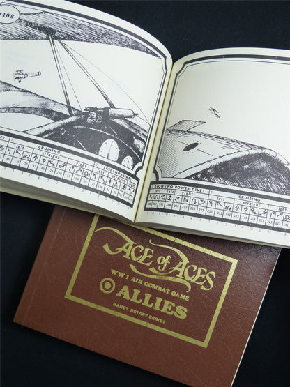 Ace of Aces WWI Air Combat Game Book Set #2SY