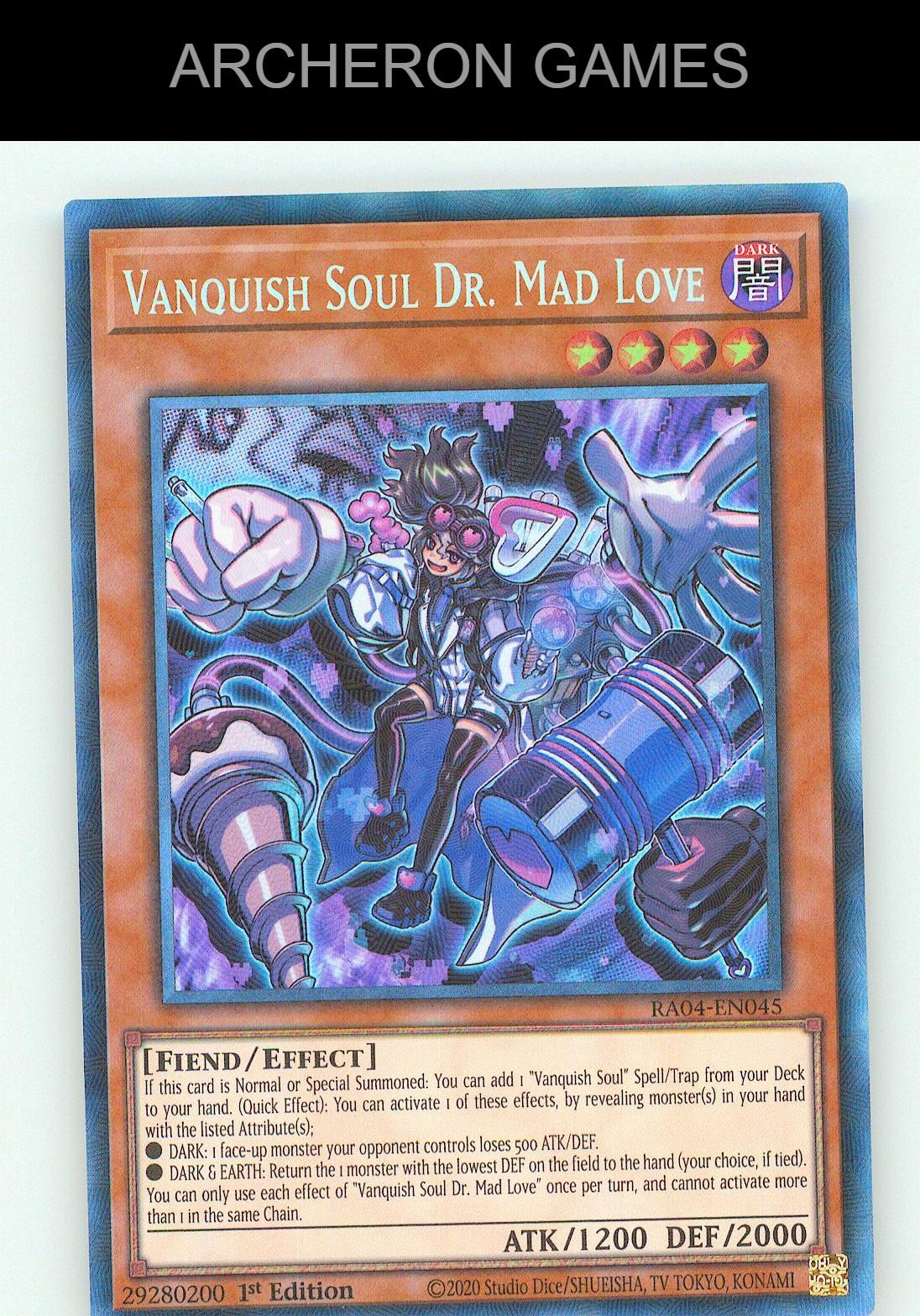 Vanquish Soul Dr. Mad Love (PCR) Prismatic Collector's Rare YUGIOH Card