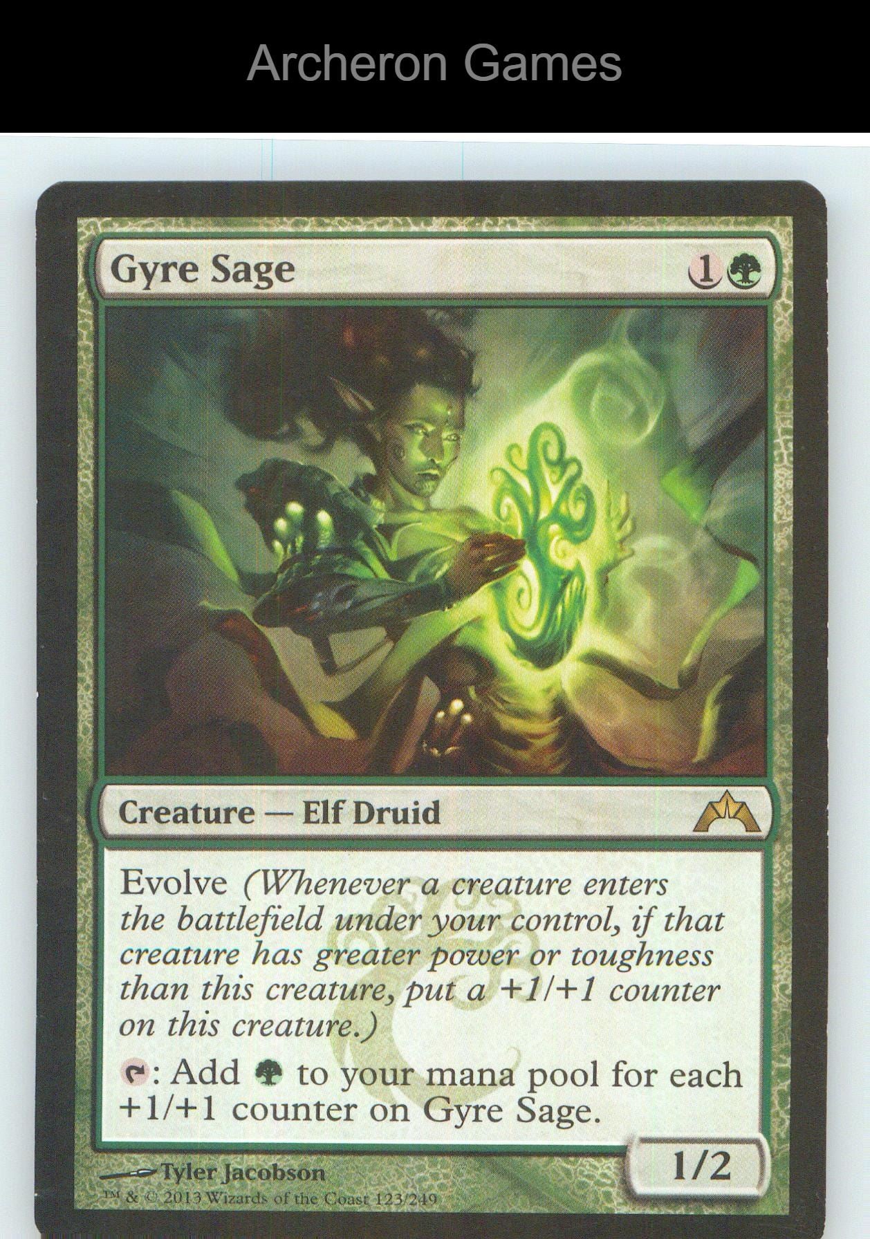 Gyre Sage GTC 123 R MTG Card NM/EX+