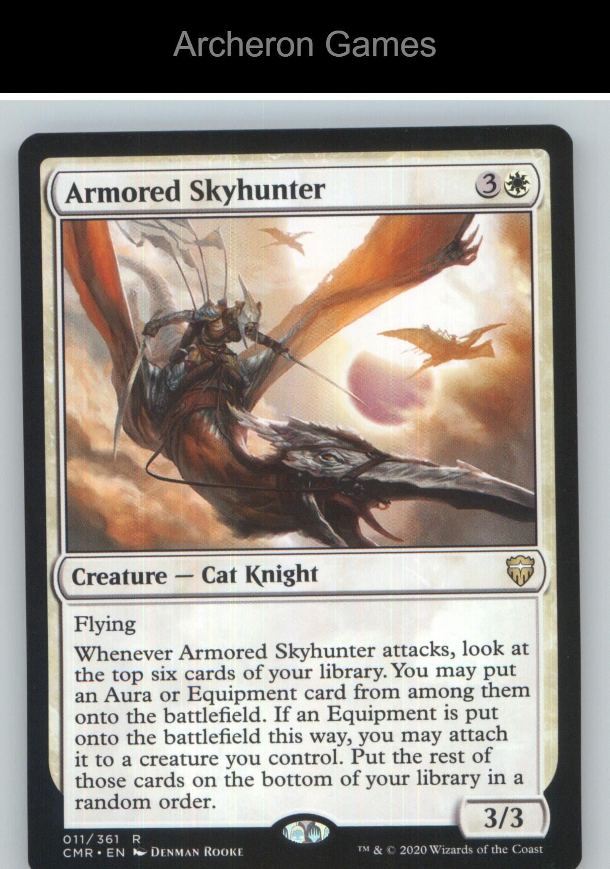 Armored Skyhunter CMR 11 R MTG Card NM/EX+