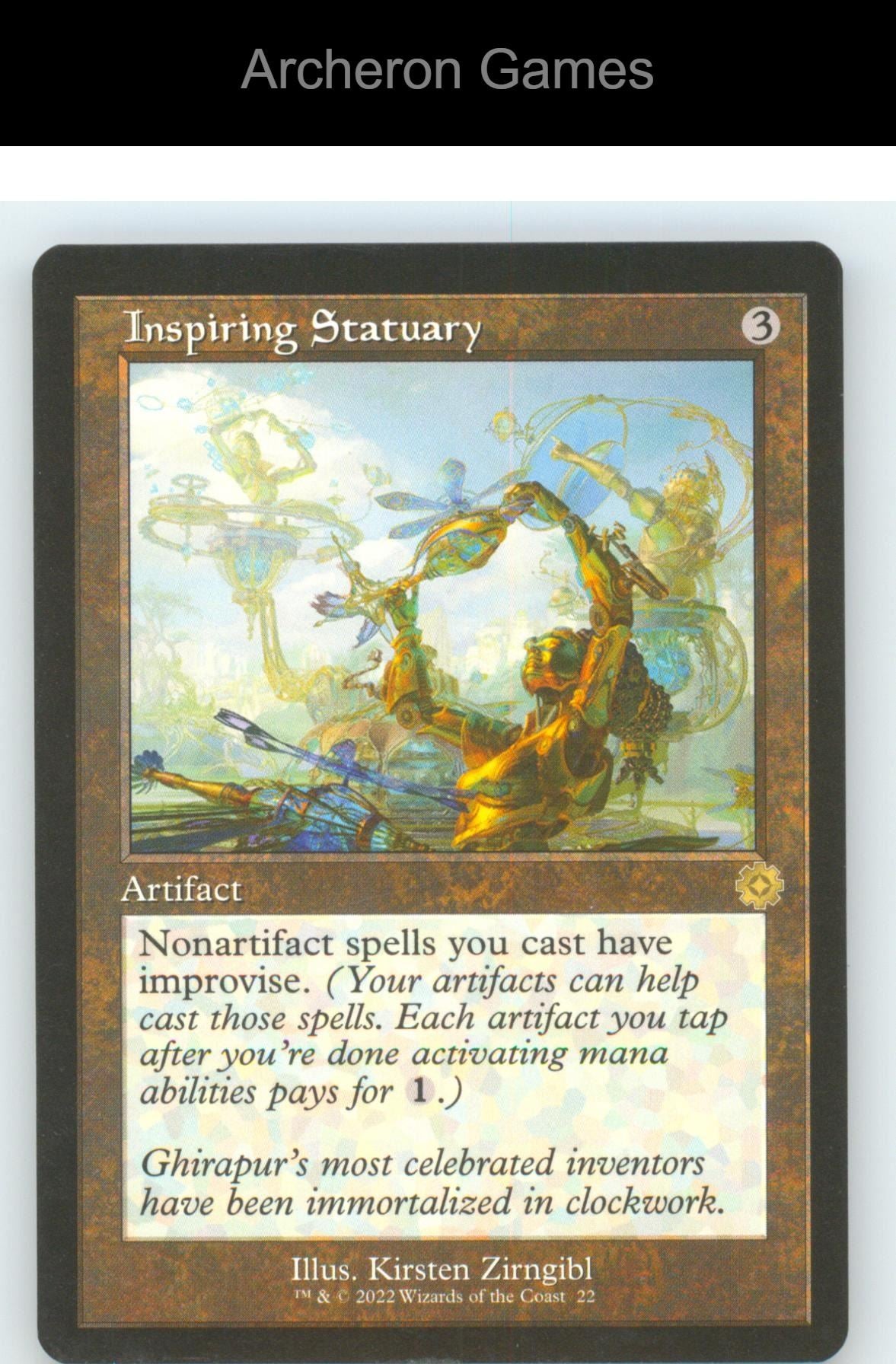 Inspiring Statuary BRR 22 R MTG Card NM/EX+