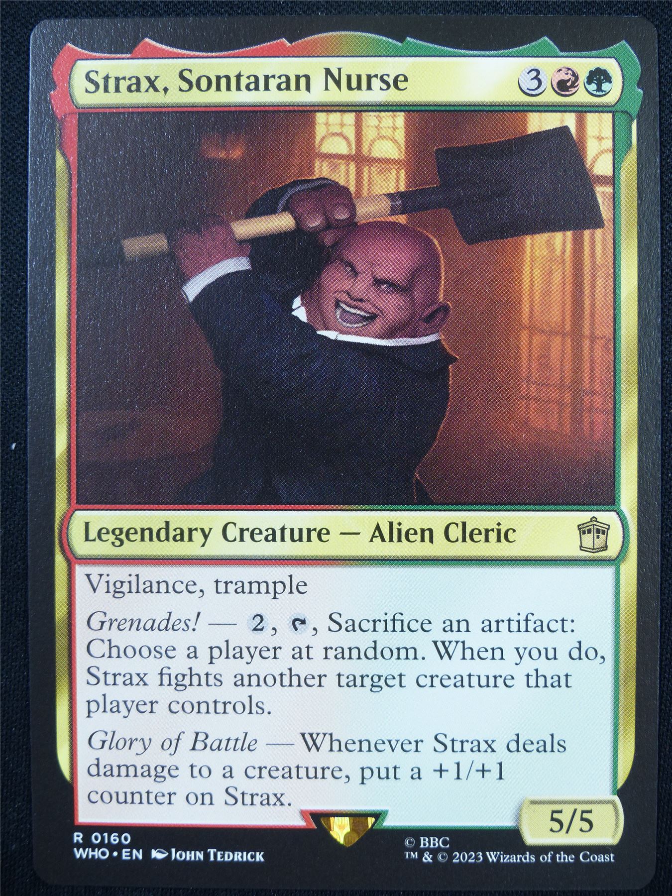 Strax Sontaran Nurse - WHO - Mtg Card #2ZA