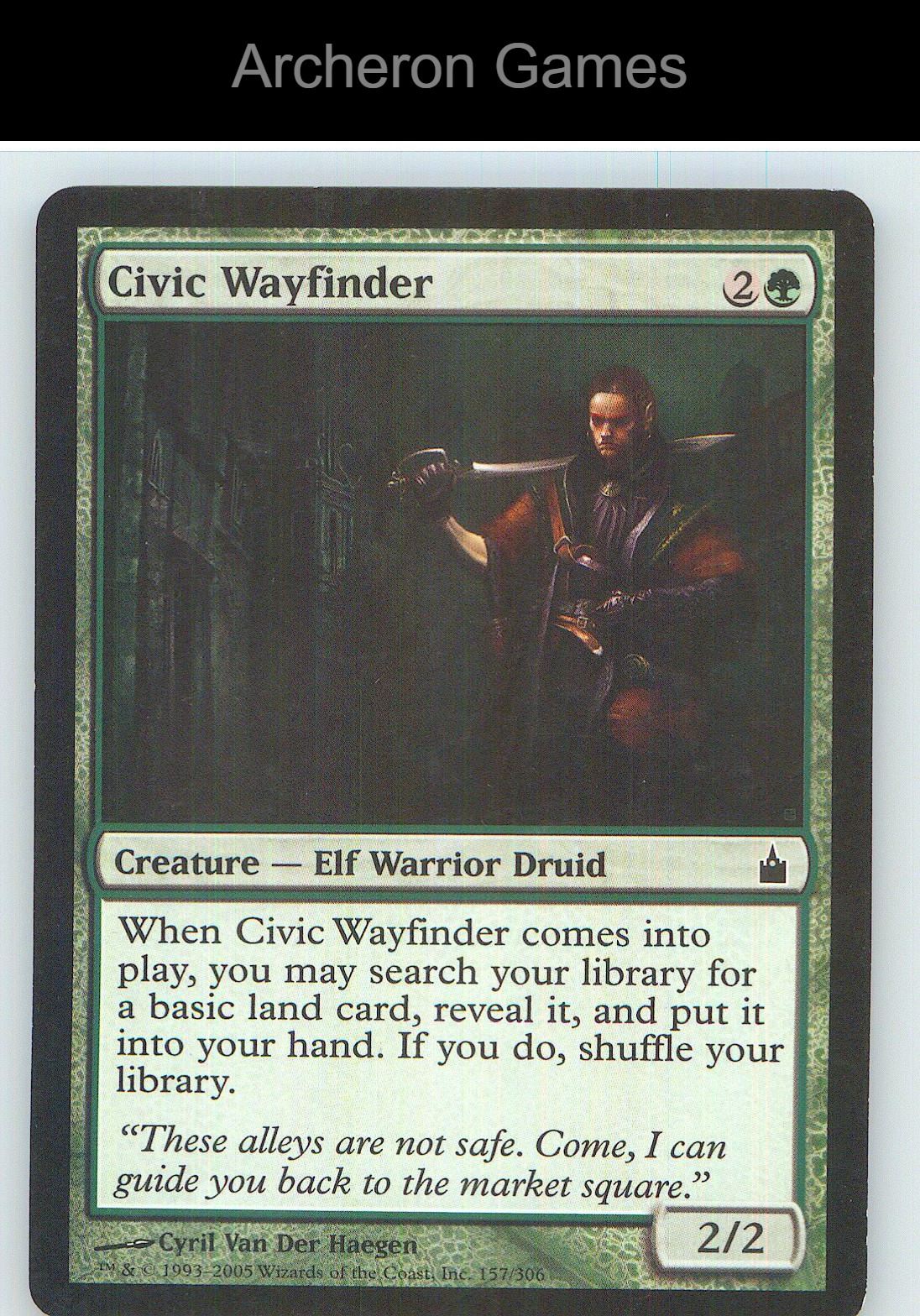 Civic Wayfinder NPN 5 C MTG Card NM/EX+