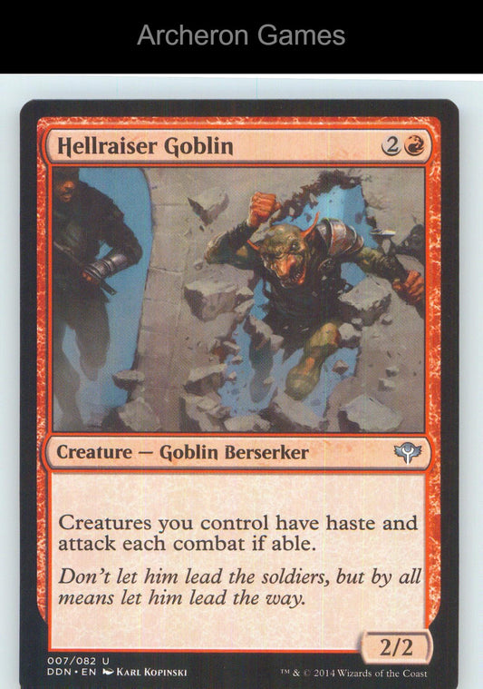 Hellraiser Goblin DDF 7 UC MTG Card NM/EX+