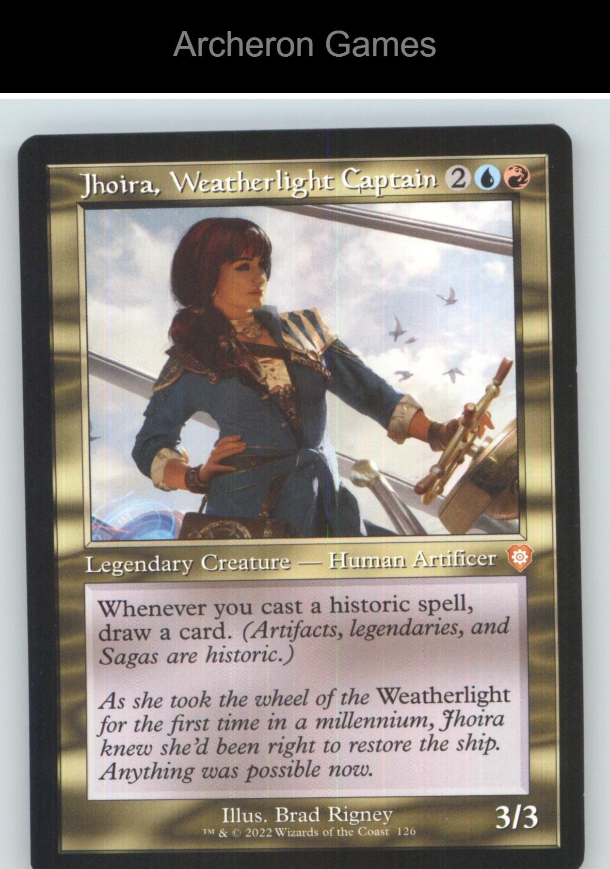 Jhoira, Weatherlight Captain (Retro Frame) BRC 126 Mythic MTG Card NM/EX+
