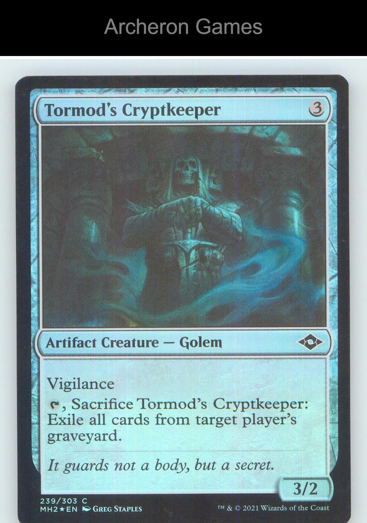 Tormod's Cryptkeeper MH2 239 C MTG Card NM/EX+ Foil