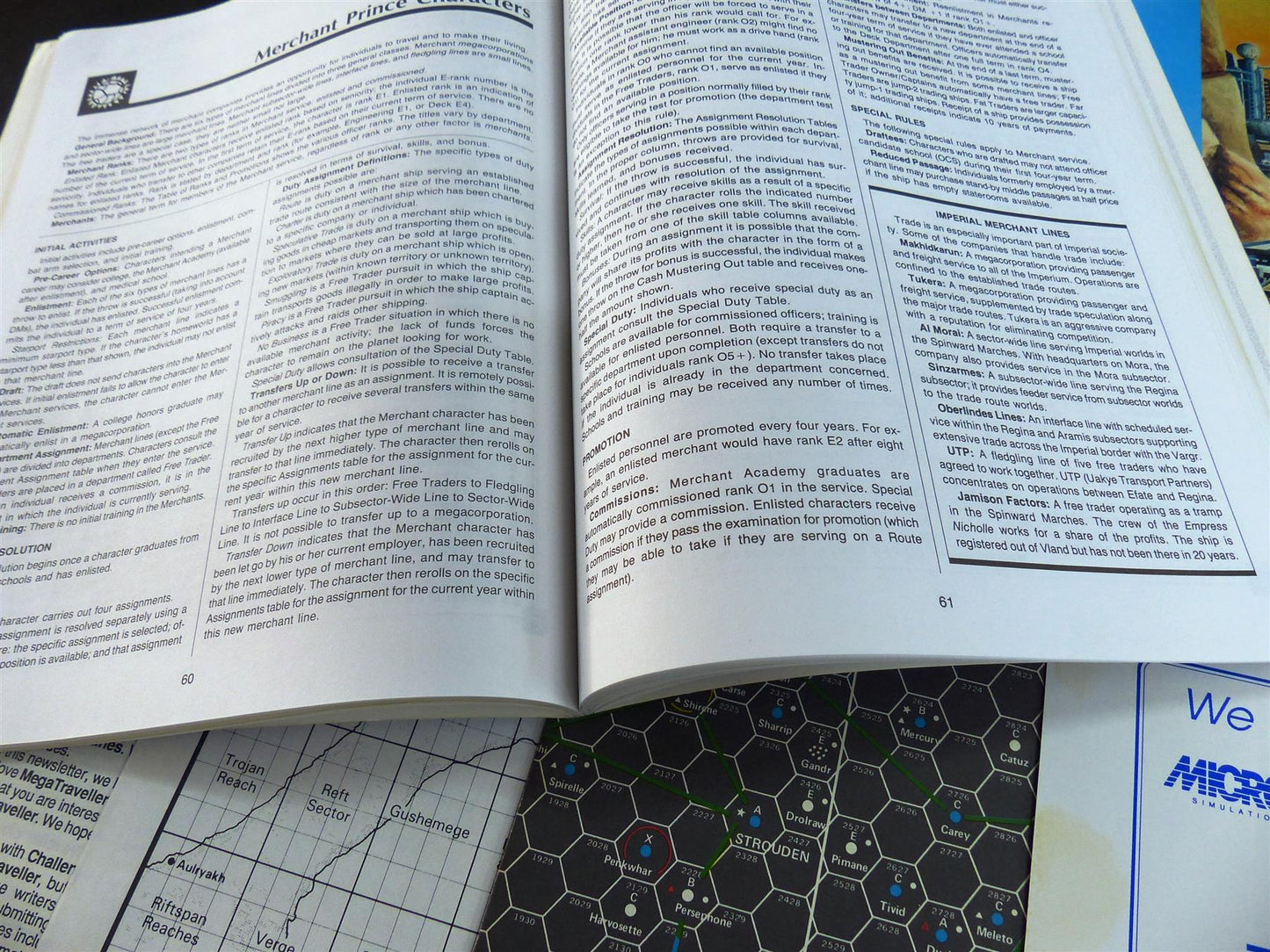 MegaTraveller Science-Fiction Roleplaying Game OOP Classic #1XW