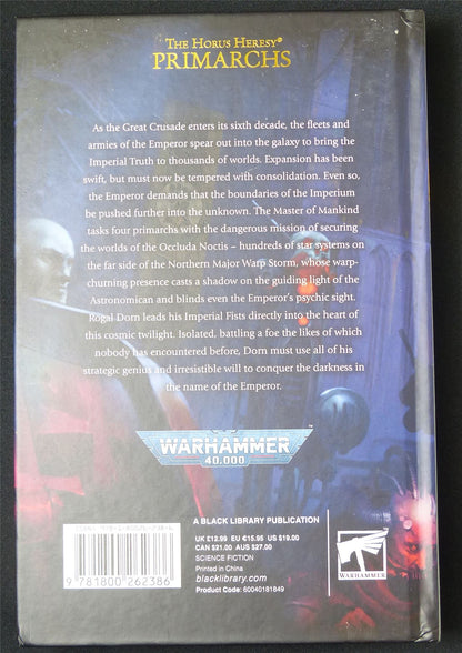 Rogal Dorn: The Emperor's Crusader by Gav Thorpe - Warhammer Novel Hardback #SN