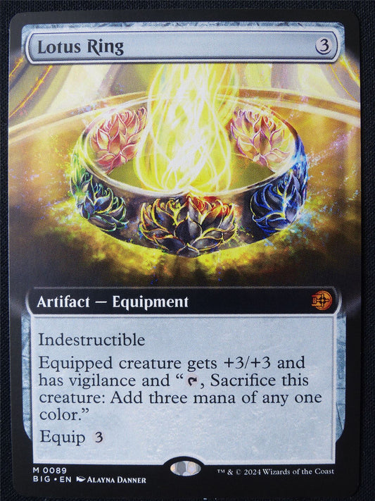Lotus Ring Extended Art - BIG - Mtg Card #1EC