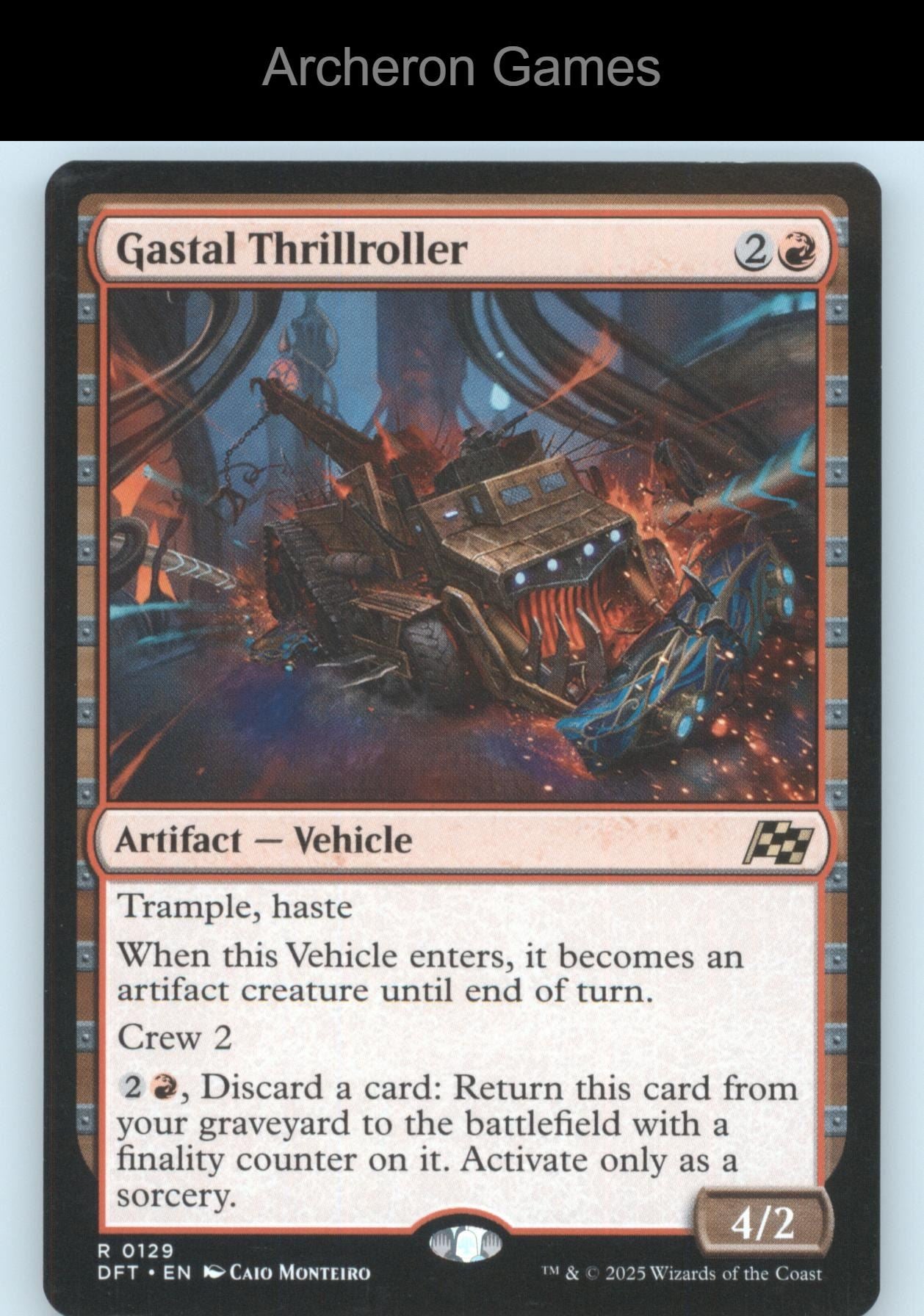 Gastal Thrillroller 129 R MTG Card Aetherdrift