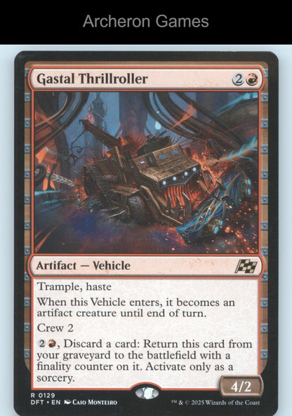 Gastal Thrillroller 129 R MTG Card Aetherdrift