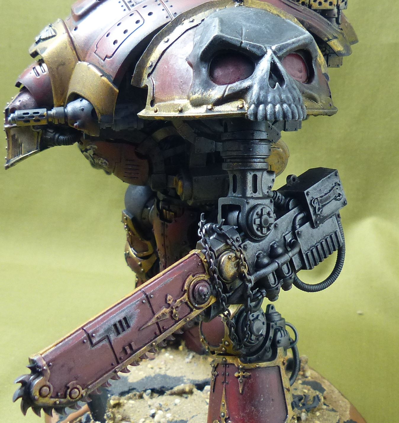 Knight Errant painted - Chaos Knights - Warhammer 40K #7UU