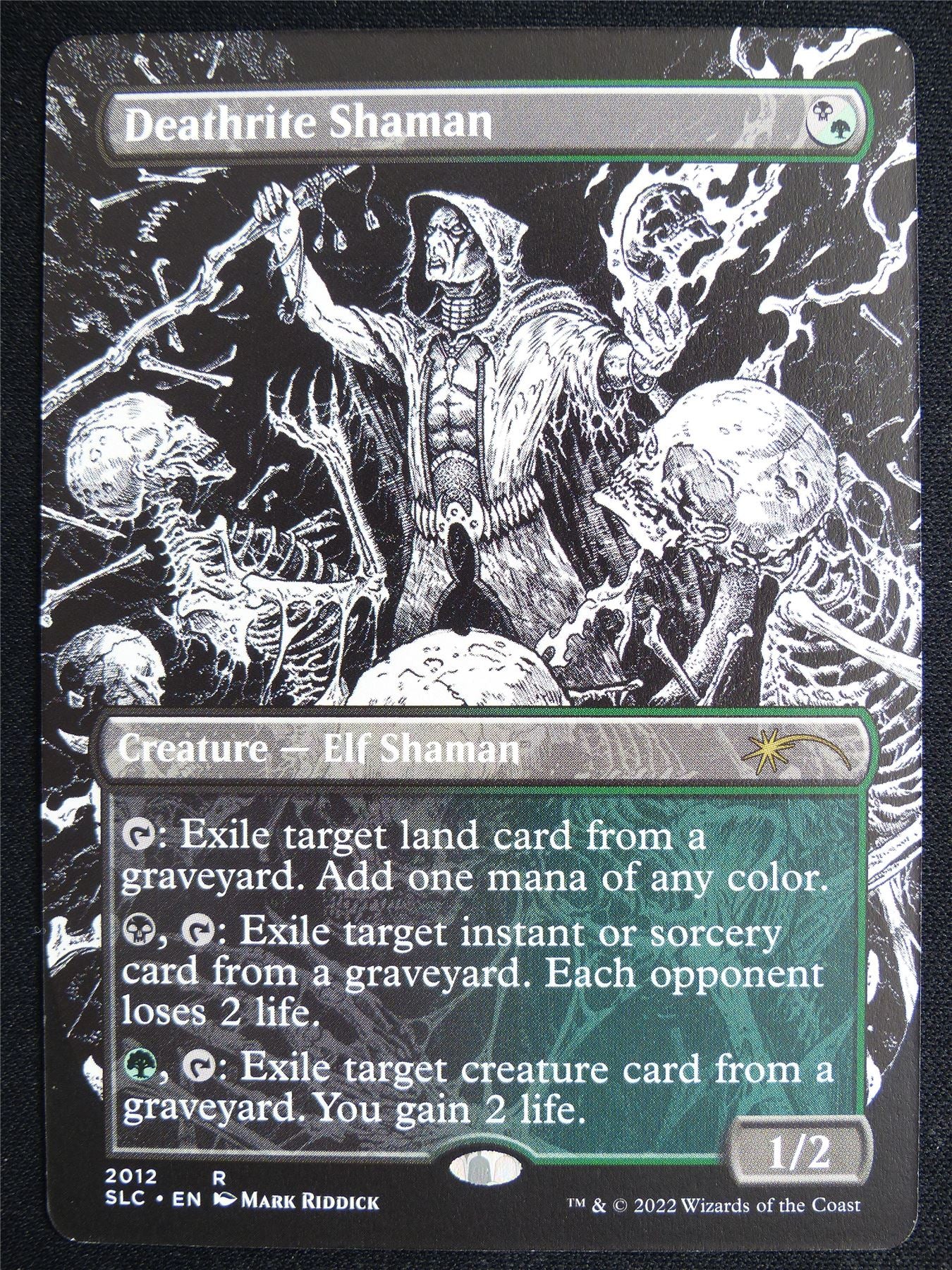 Deathrite Shaman Borderless - SLC - Mtg Card #4PA