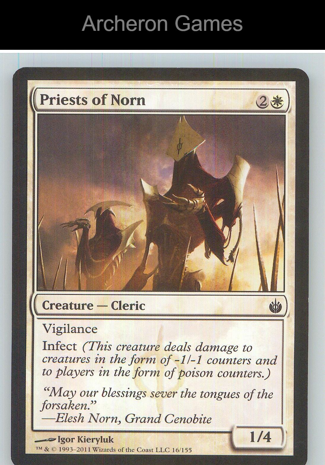 Priests of Norn MBS 16 C MTG Card NM/EX+