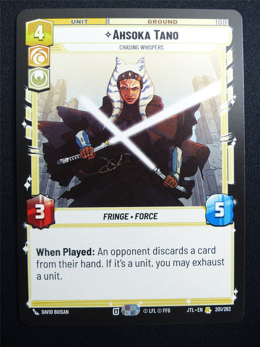 Ahsoka Tano 201/262 - Star Wars Unlimited Card #4I5
