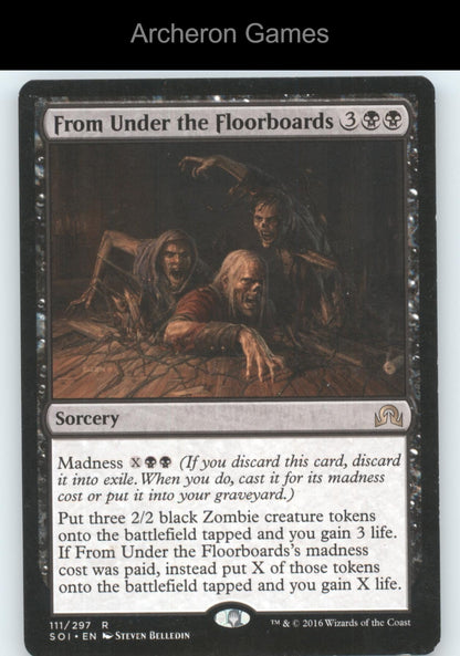From Under the Floorboards 111 R MTG Card Shadows over Innistrad
