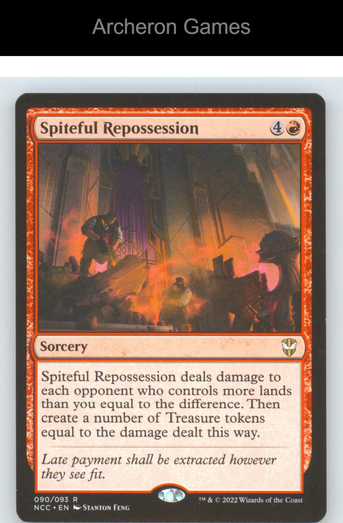 Spiteful Repossession NCC 90 R MTG Card NM/EX+
