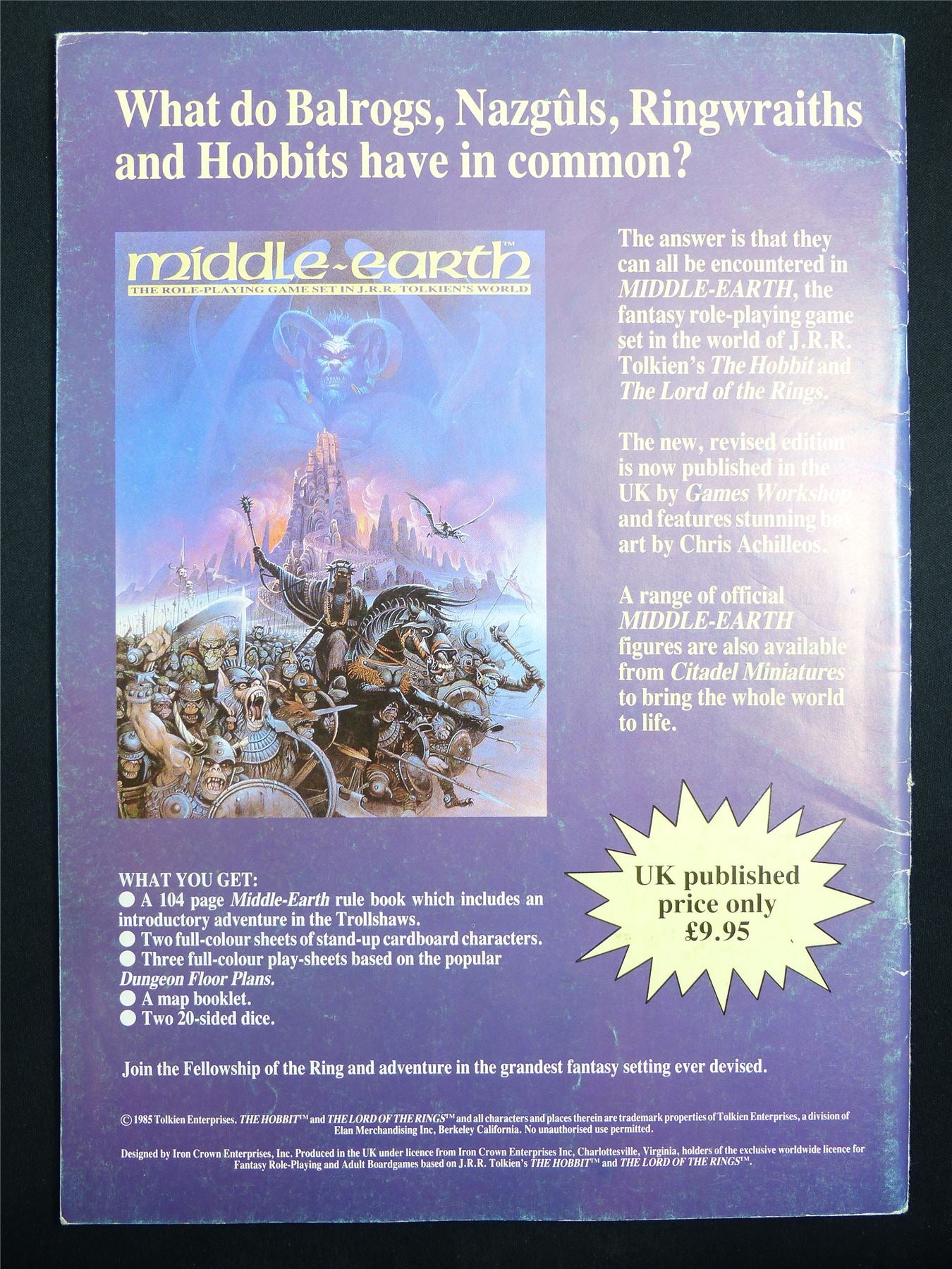 Vintage White Dwarf #64 OOP - Warhammer Magazine #L9