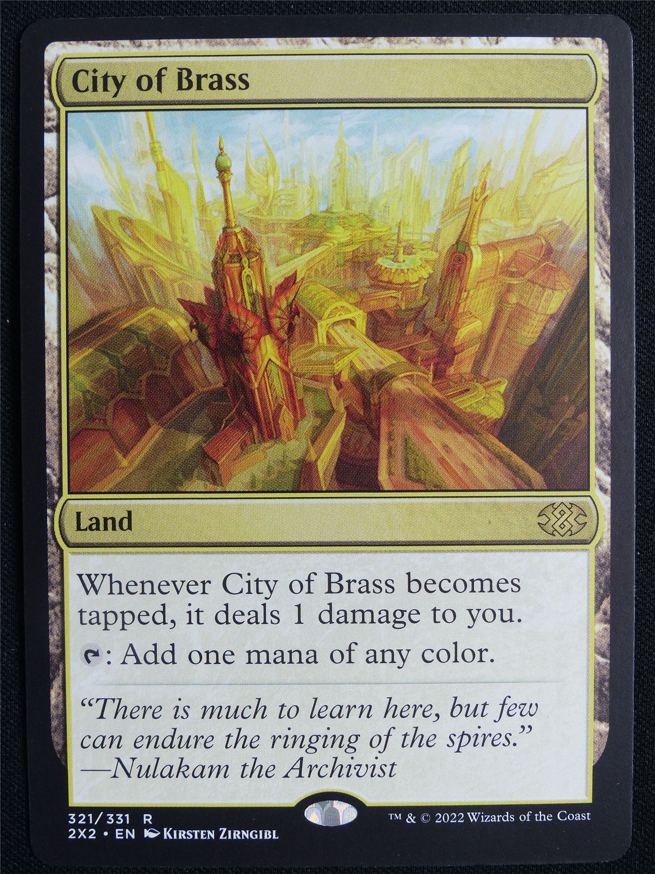 City of Brass - 2X2 - Mtg Card #5LR