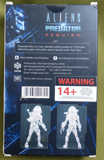 Aliens vs Predator Requiem: Invisible Wolf Predator - Miniature #50W