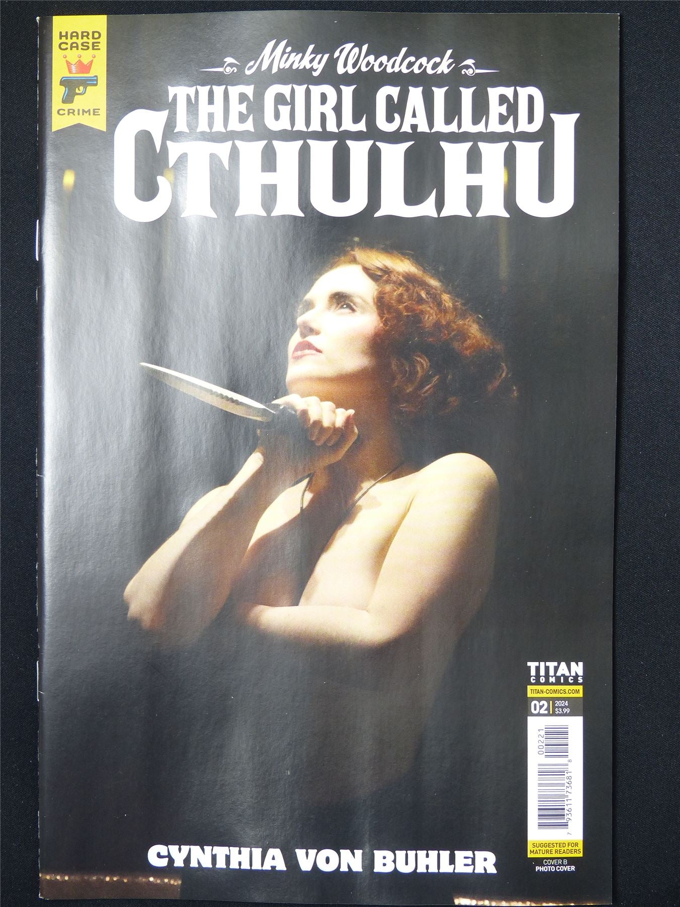 Minky Woodcock The GIRL Called Cthulhu #2 Photo Cvr - B&B Nov 2024  Titan Comic #3US