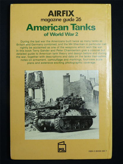 American Tanks of World War 2 Guide 26 - Airfix Book Hardback #2W4