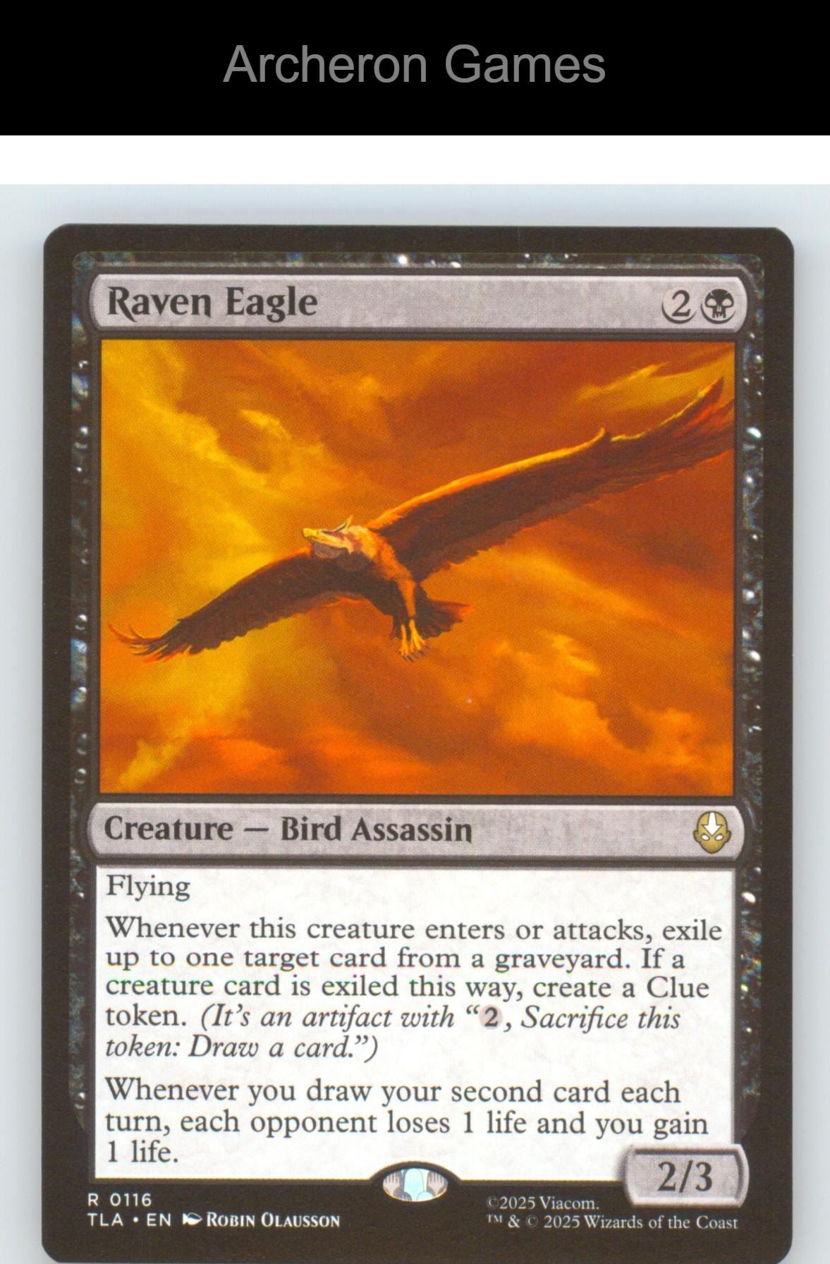 Raven Eagle TLA 116 R MTG Card NM/EX+