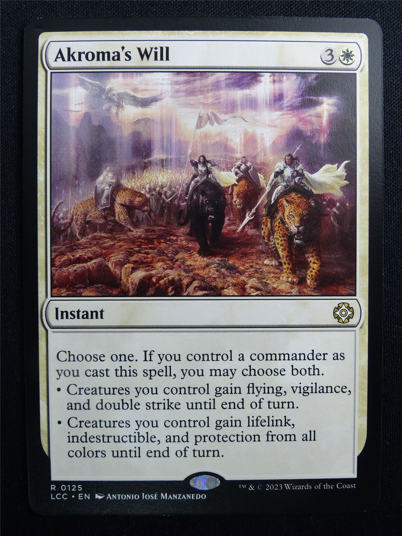 Akroma's Will - LCC - Mtg Card #3F1