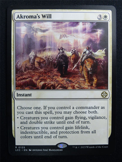 Akroma's Will - LCC - Mtg Card #3F1