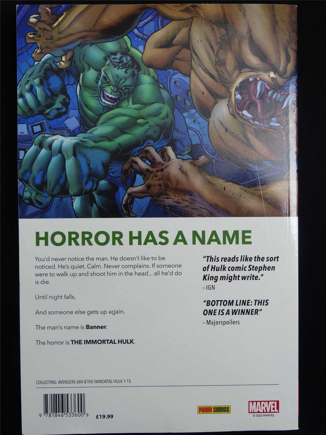 The Immortal Hulk Omnibus - Marvel Graphic Softback #2V7