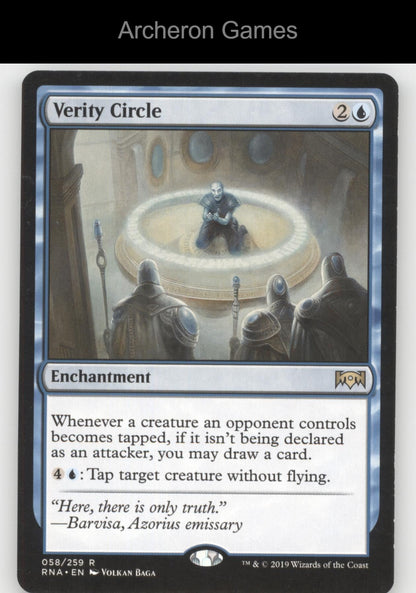 Verity Circle 58 R MTG Card Ravnica Allegiance