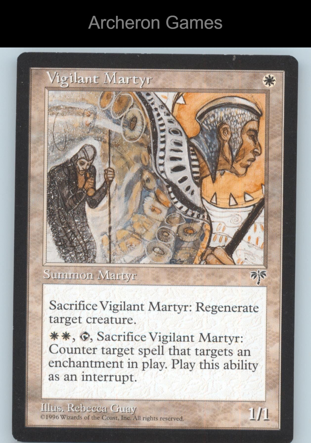 Vigilant Martyr UC MTG Card Mirage