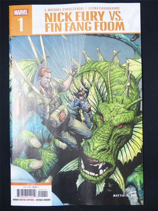 NICK Fury vs Fin Fang Foom #1 - B&B May 2025 Marvel Comic #Z9