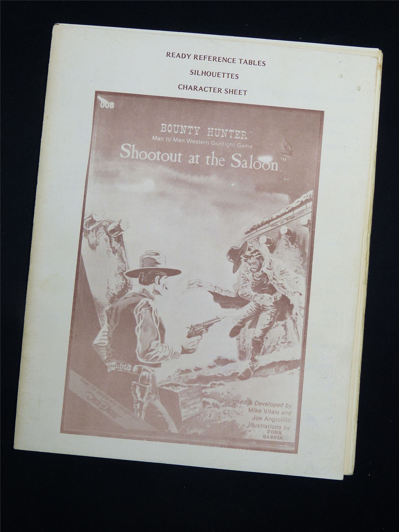 Bounty Hunter: Shootout at the Saloon - Nova Games Bookset and Rules #2WG