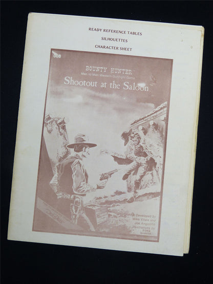 Bounty Hunter: Shootout at the Saloon - Nova Games Bookset and Rules #2WG