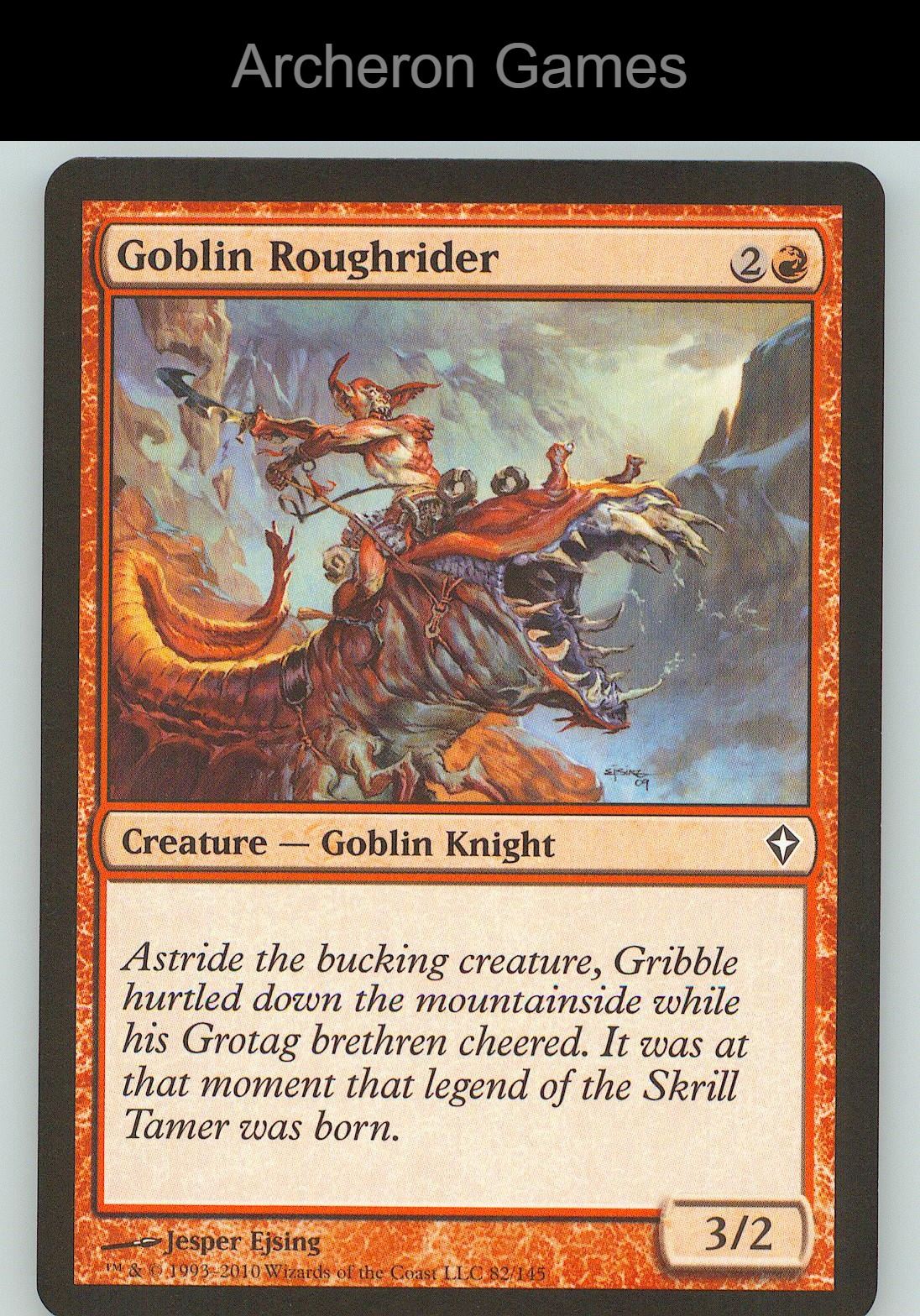 Goblin Roughrider WWK 82 C MTG Card NM/EX+