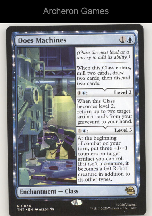 Does Machines TMT 0034 R MTG Card Teenage Mutant Ninja Turtles