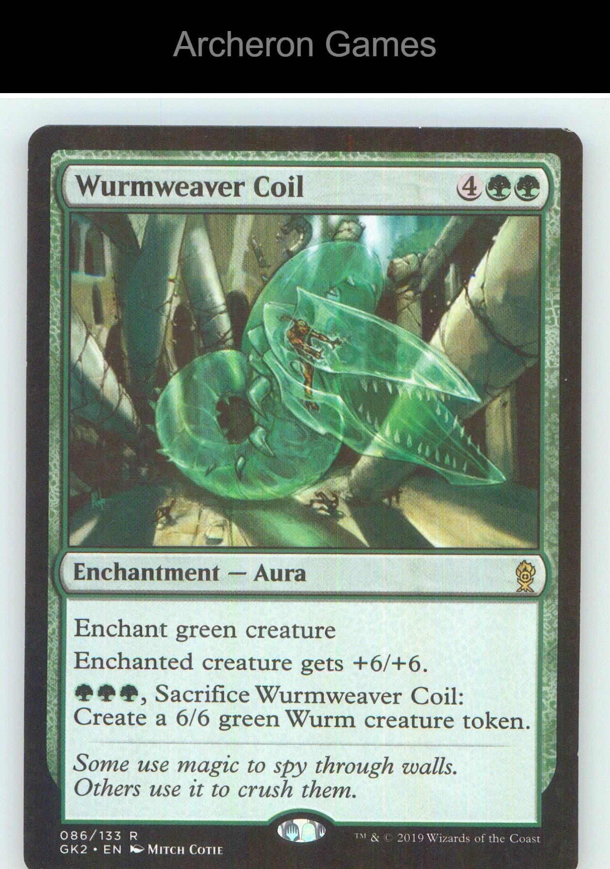 Wurmweaver Coil GK2 86 R MTG Card NM/EX+