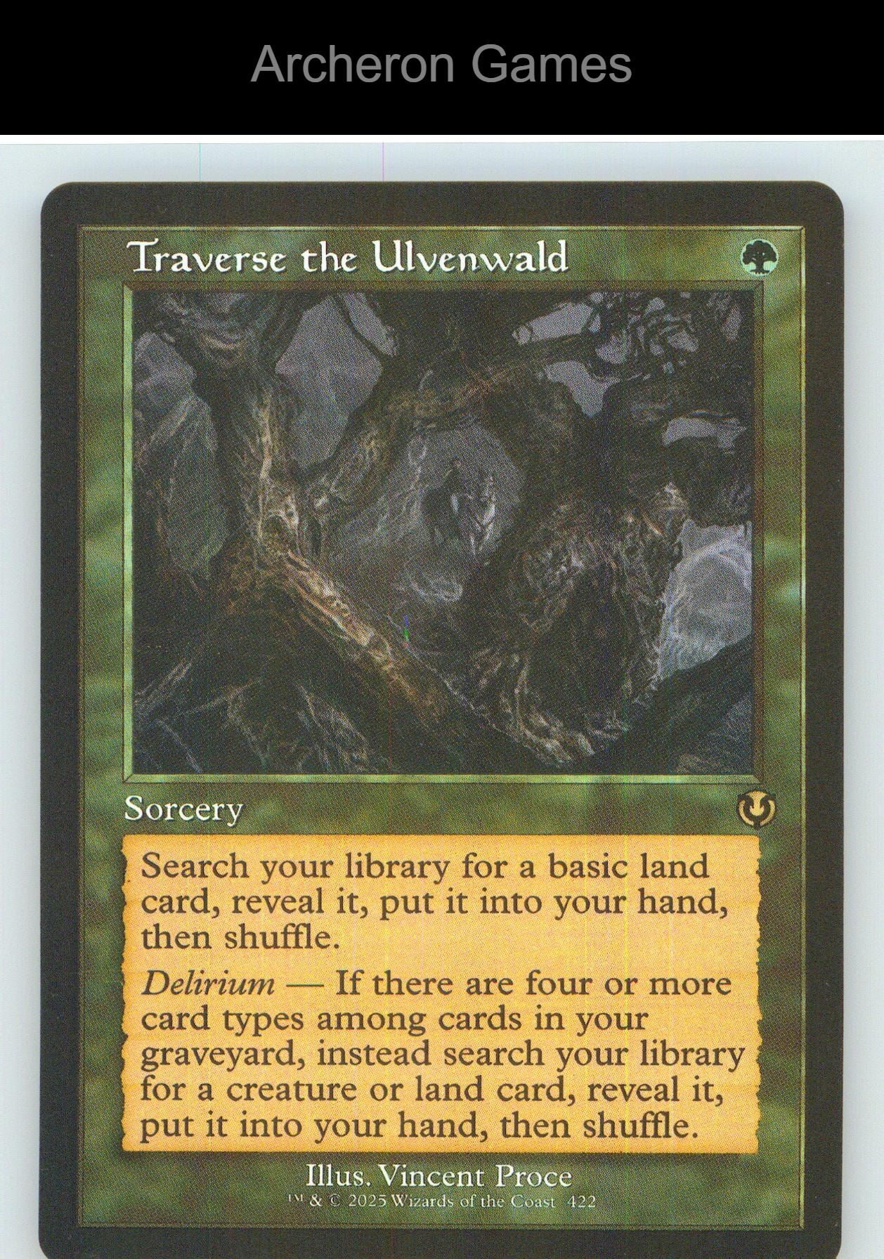 Traverse the Ulvenwald (Retro Frame) INR 422 R MTG Card NM/EX+