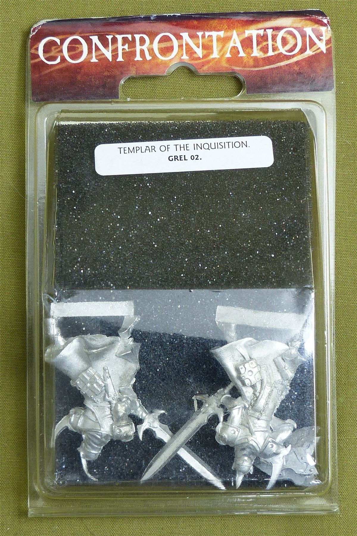 Confrontation: Templar of the Inquisition Blister - Rackham Metal Minis OOP #267