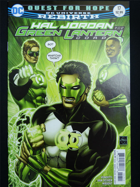 Hal Jordan and the GREEN Lantern Corp #17 Rebirth - DC Comic #3UQ